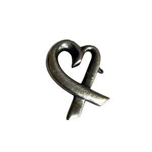 Tiffany and Co Paloma Picasso Loving Heart Silver Heart Pendant Only